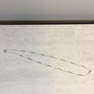 12” Elegant Silver Necklace